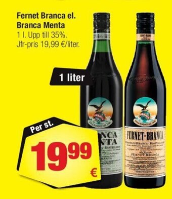 Fernet Branca el. Branca Menta