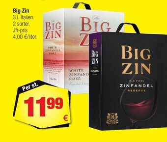 Calle Big Zin tilbud