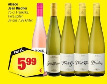 Calle Alsace Jean Biecher tilbud