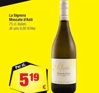 Calle La Signora Moscato d'Asti 75 cl. tilbud