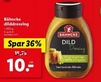 Lidl Båhncke Dilddressing 300g tilbud