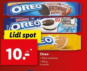 Lidl Oreo 154g tilbud