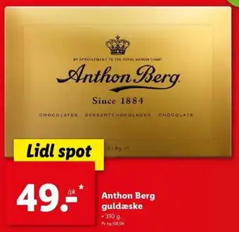 Lidl Anthon Berg 310g tilbud