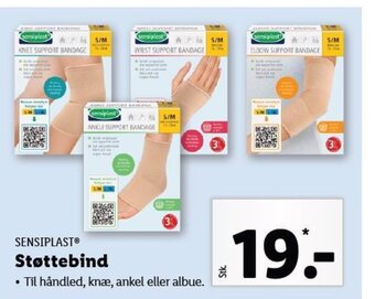 Lidl SENSIPLASTⓇ Støttebind tilbud