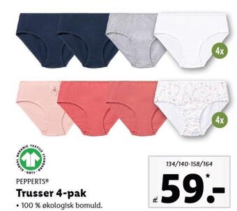Lidl PEPPERTS® Trusser 4-pak tilbud