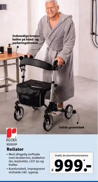 Lidl RIDDERⓇ Rollator tilbud