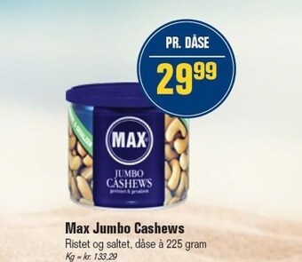 Otto Duborg Max jumbo cashews tilbud