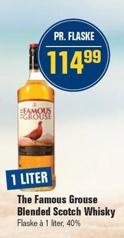 Otto Duborg The famous grouse blended scotch whisky tilbud