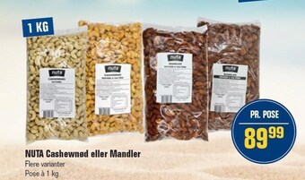 Otto Duborg Nuta cashewnød eller mandler tilbud