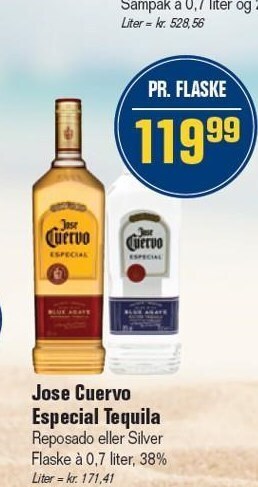 Otto Duborg Jose cuervo especial tequila tilbud