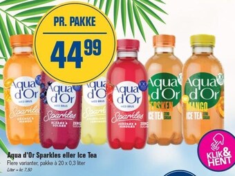 Otto Duborg Aqua d'or sparkles eller ice tea tilbud