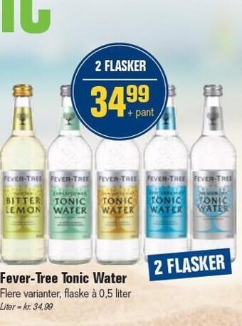 Otto Duborg Fever-tree tonic water 2 fl. tilbud