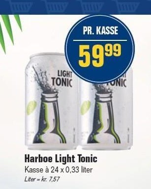 Otto Duborg Harboe light tonic tilbud