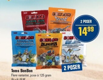 Otto Duborg Toms bonbon tilbud