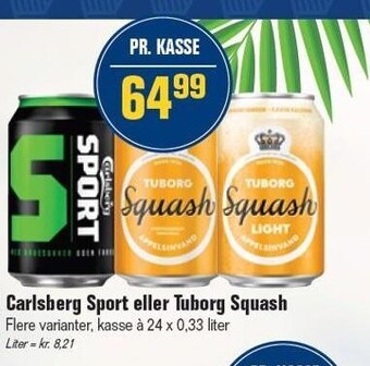 Otto Duborg Carlsberg sport eller tuborg squash tilbud