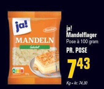 Otto Duborg Ja! mandelflager tilbud
