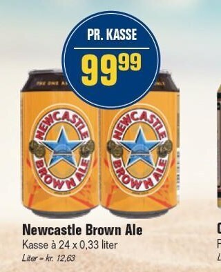 Otto Duborg Newcastle brown ale tilbud