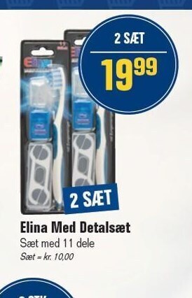 Otto Duborg Elina med detalsæt tilbud