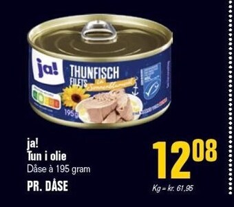 Otto Duborg Ja! tun i olie tilbud