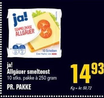 Otto Duborg Ja! allgäuer smelteost tilbud