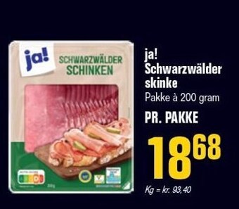 Otto Duborg Ja! schwarzwälder skinke tilbud