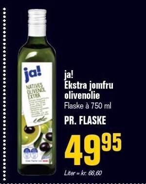 Otto Duborg Ja! ekstra jomfru olivenolie tilbud