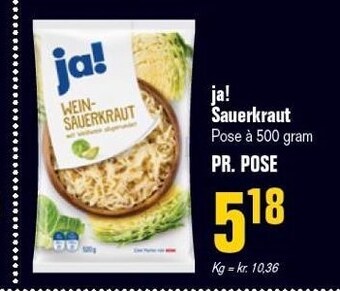 Otto Duborg Ja! sauerkraut tilbud