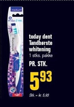 Otto Duborg Today dent tandbørste whitening tilbud