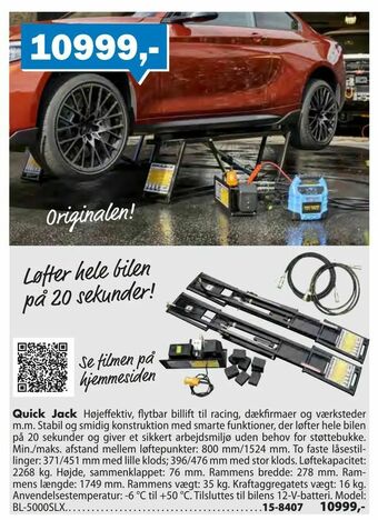 Biltema Quick Jack tilbud