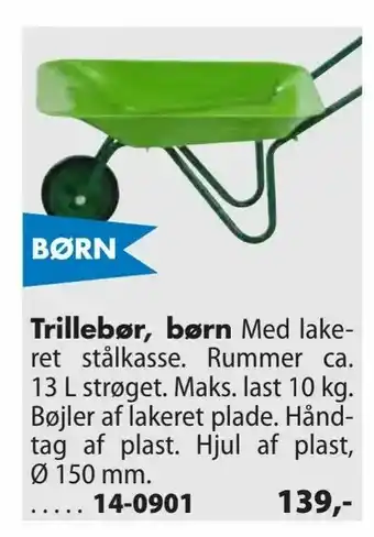 Biltema Trillebør, børn tilbud
