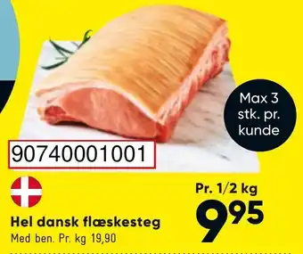 Bilka Hel Dansk Flæsteg 1/2 kg tilbud