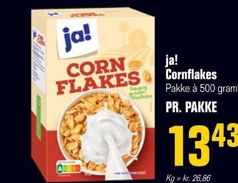 Otto Duborg ja! Cornflakes Pakke à 500 gram tilbud