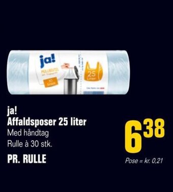 Otto Duborg ja! Affaldsposer 25 liter tilbud