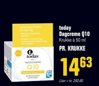 Otto Duborg today Dagcreme Q10 Krukke à 50 ml PR. KRUKKE tilbud