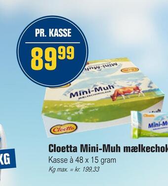 Cloetta mini-muh mælkechokolade