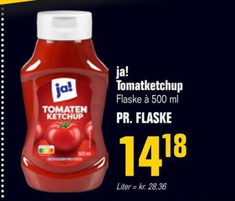 Otto Duborg Ja! tomatketchup tilbud