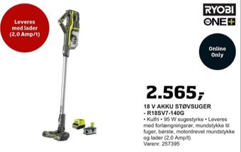 Bygma Ryobi støvsuger tilbud