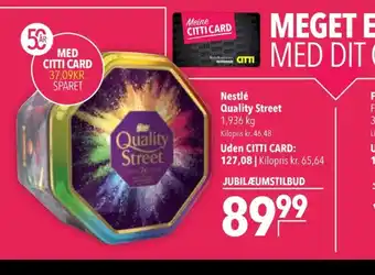 Citti Quality street dessertchokolade tilbud