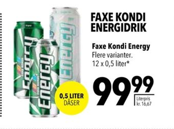 Citti Energy energidrik tilbud