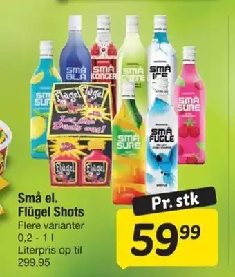 Fakta Tyskland Små el. Flügel Shots tilbud