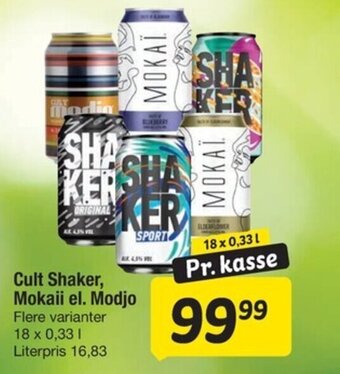Fakta Tyskland Cult Shaker, Mokaii el. Modjo tilbud