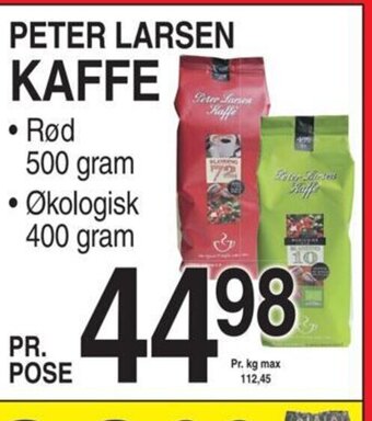 ABC Lavpris PETER LARSEN KAFFE tilbud