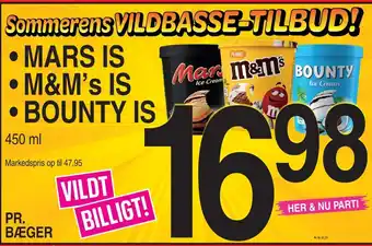 ABC Lavpris •MARS IS • M&M's IS • BOUNTY IS tilbud