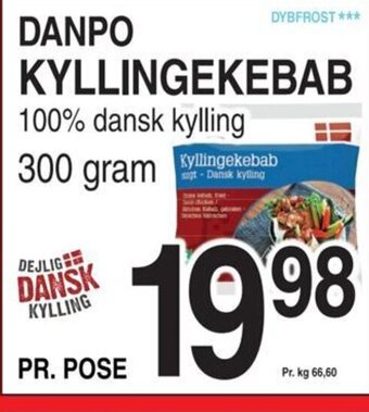 ABC Lavpris DANPO KYLLINGEKEBAB tilbud