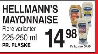 ABC Lavpris HELLMANN'S MAYONNAISE tilbud