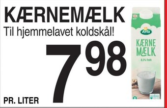 ABC Lavpris KÆRNEMÆLK Til hjemmelavet koldskål! tilbud