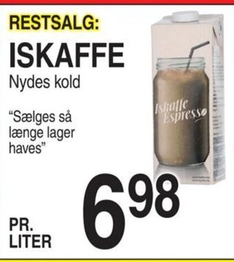ISKAFFE Nydes kold