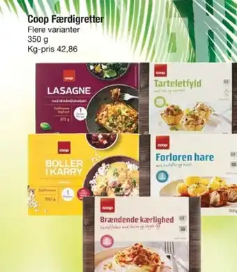 Fakta Tyskland Coop Færdigretter tilbud