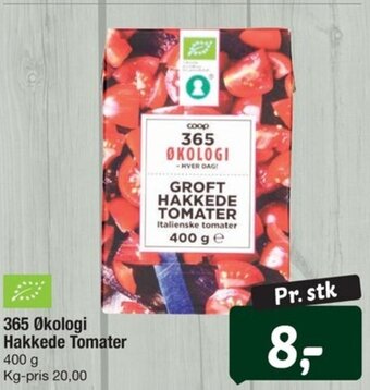Fakta Tyskland 365 Økologi Hakkede Tomater tilbud