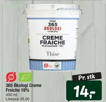 Fakta Tyskland 365 Økologi Creme Fraiche 18% tilbud